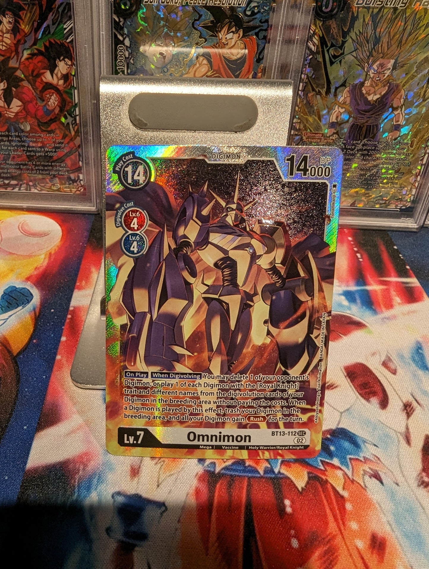 Omnimon Secret Rare - Versus Royal Knights BT-13